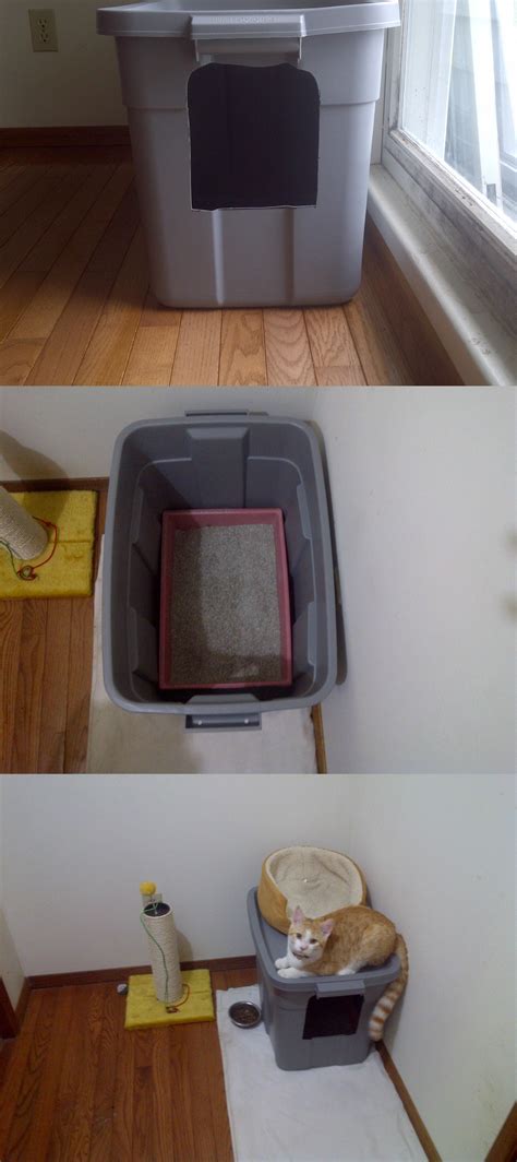 How To Make A Homemade Cat Litter Box
