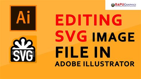 How To Edit Svg Image File In Illustrator Youtube
