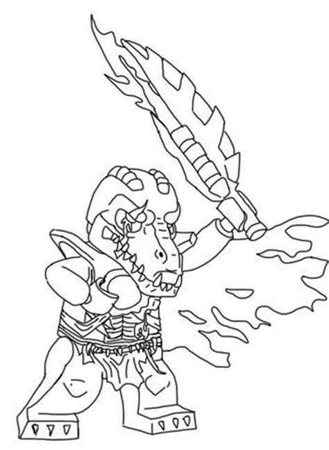 Cragger Lego Chima Coloring Pages Clip Art Library