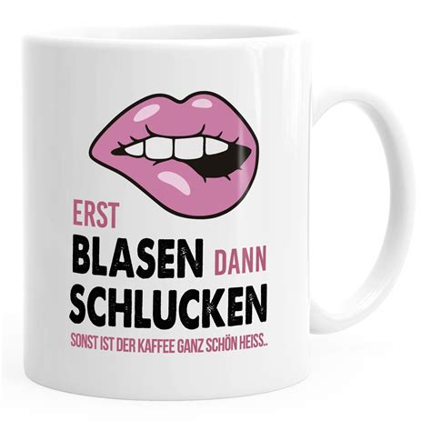 kaffeetasse erst blasen dann schlucken spruch heisse tasse sexy lippen ebay