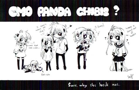 Emo Panda Chibis By Ya Chan777 On Deviantart