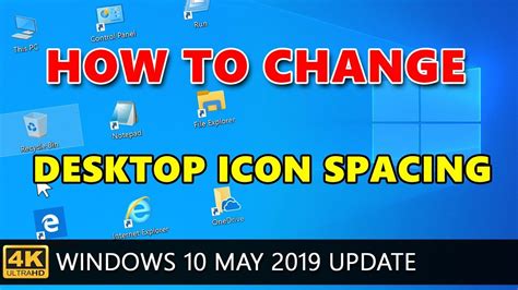 How To Change Size On Desktop Icons Windows 10 Youtube Images