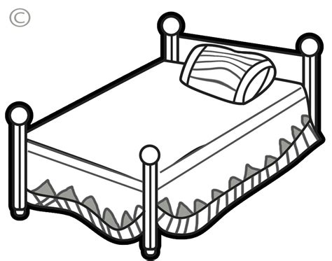 Bed Black And White Clipart Clip Art Library