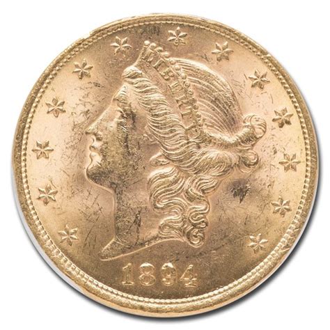 Buy 1894 20 Liberty Gold Double Eagle Ms 61 Pcgs Apmex