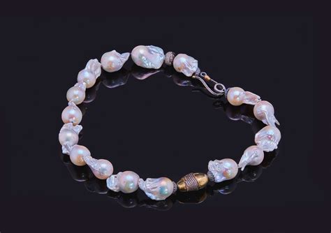 Beautiful Baroque Pearl Necklace Romantic Jewelers