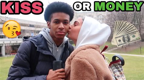 Kiss Or Money 💋 💵 💰 Public Interview Youtube