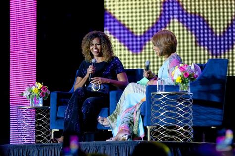 Michelle Obama Ombre Curls At Essence Fest 2019 Popsugar Beauty Uk