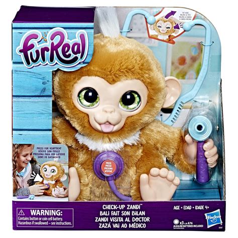 Furreal Мягкая интерактивная игрушка Обезьянка купить E0367 Hasbro