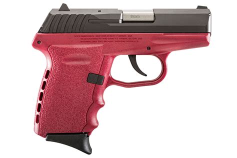 Sccy Cpx 2 9mm Crimson Red Pistol With Black Slide Sportsmans