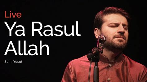 Sami Yusuf Ya Rasul Allah Live In Concert 2016 London Transport Museum National Portrait