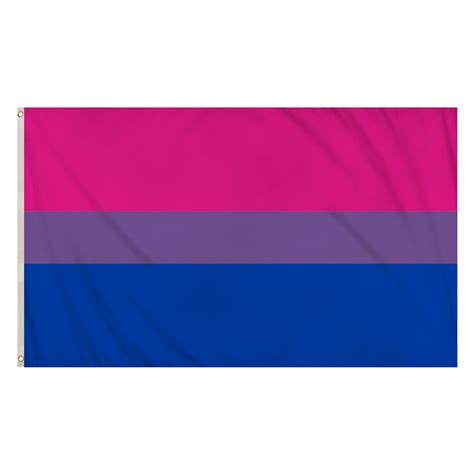 Bisexual Pride Bi Pride Lgbtq Flag 5ft X 3ft Polyester Double