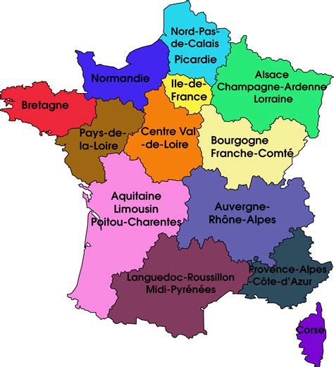 Les Nouvelles Régions De France