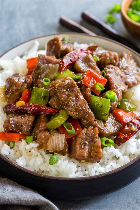 Love mongolian lamb and this one from australian bh&g diabetic living looks like it is packed with flavour divide the rice between plates and top with mixture to serve. Mongolian Beef Recipe | Jessica Gavin