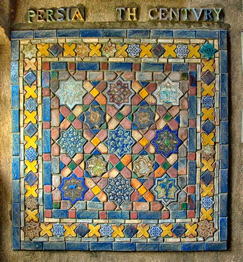 Fonthill Center Hall Century Persian Tile Mosaic Karl Graf
