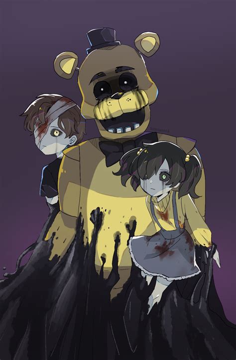 2 Souls In 1 Body By Himugatok On Deviantart In 2021 Anime Fnaf Fnaf