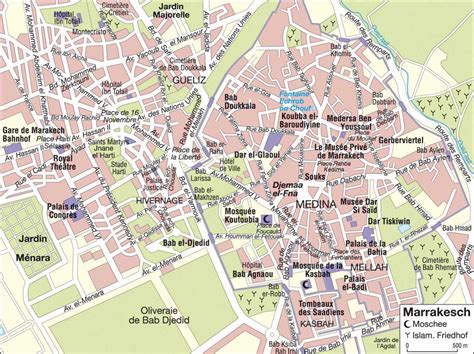 Large Marrakech Maps For Free Download And Print High Resolution And