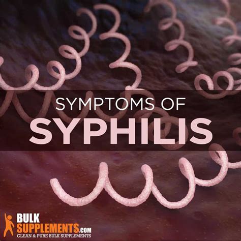 Syphilis Symptoms Causes And Treatment