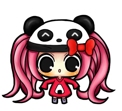 Panda Girl Chibi Chibi Panda Cute Panda Panda Drawing