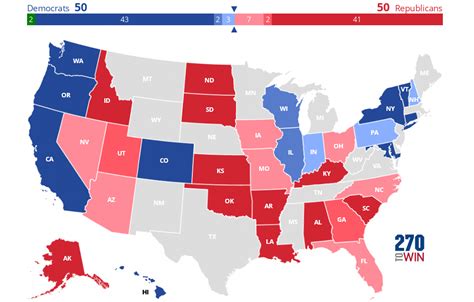 2016 Senate Election Interactive Map