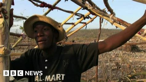 Refugees Set Up Camp On The Haiti Dominican Border Bbc News