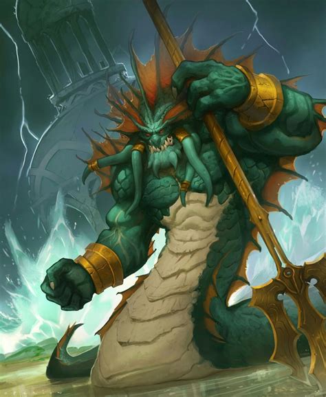 Naga Myrmidon Warcraft Art World Of Warcraft Characters World Of
