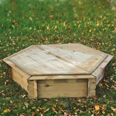 Hexagonal Wooden Sandbox 175 X 175 Cm Tuindeco