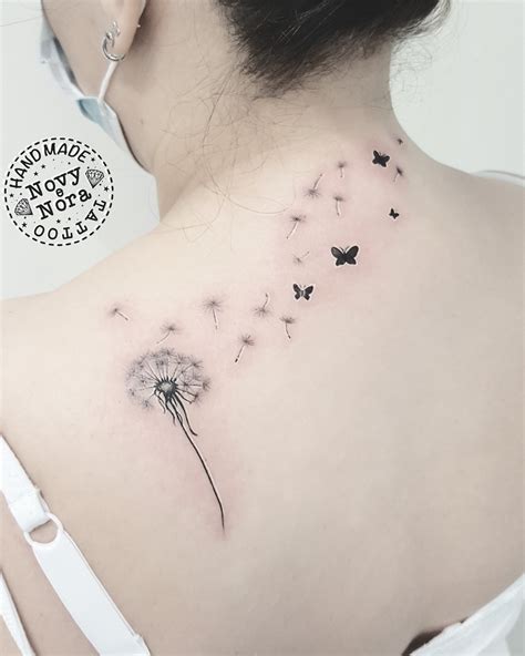 Aggregate More Than 73 Dandelion Tattoo With Butterflies Best In