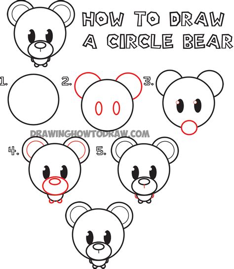 How to draw animals from circles | kids drawing ideas. Big Guide to Drawing Cute Circle Animals Easy Step by Step ...