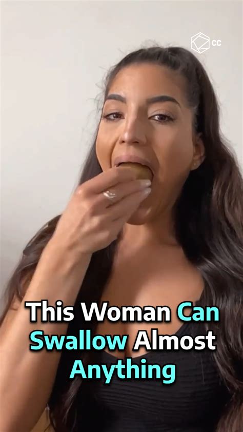 This Woman Can Swallow Almost Anything What On Earth And All Thats Holy Is Happening With