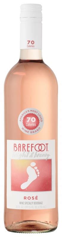 Barefoot Bright And Breezy Rose 750ml Legacy Wine And Spirits