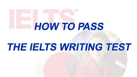 How To Pass Ielts Writing Test Youtube