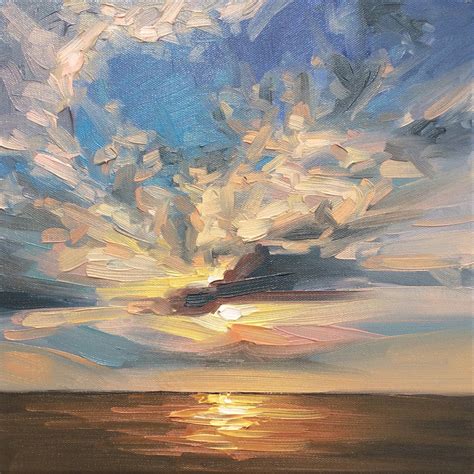 Jason Anderson Art Jasonfineart Little Sunset To Finish The Week Off