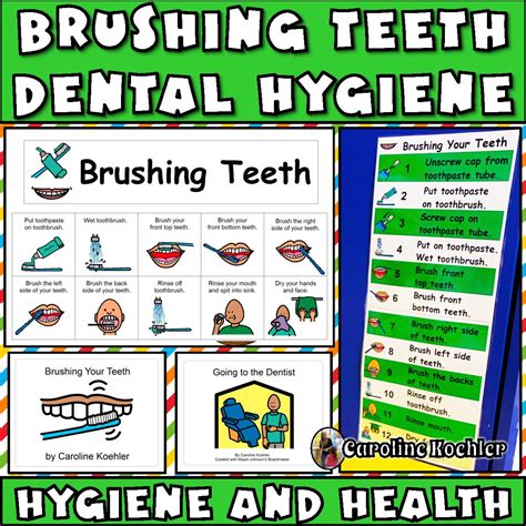 Brushing Teeth Sequence Teeth Brushing Song Dental Health Hygiene