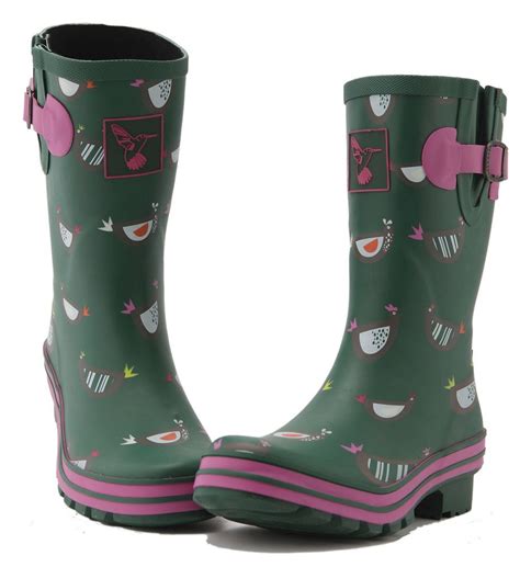 Ladies Wellies Winter Boots Rain Boots Designer Mid Calf Wellys