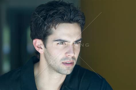 Portrait Of A Good Looking Man With Hazel Eyes And Brown Hair Rob Lang Images Licensing And