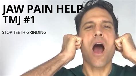 Tmj Exercises 1 Jaw Pain Help Teeth Grinding Youtube