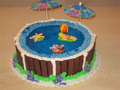 Pool Birthday Cakes Original Embed Pool Birthday Cakes Pool Party