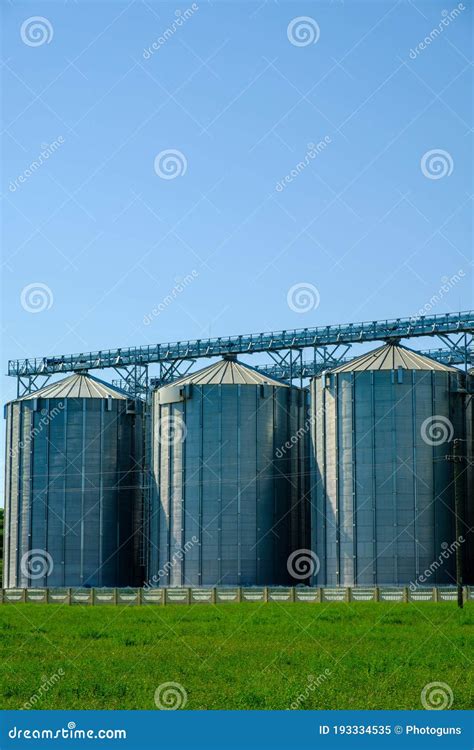 Agricultural Silos Building For Storage And Drying Of Grain Crops