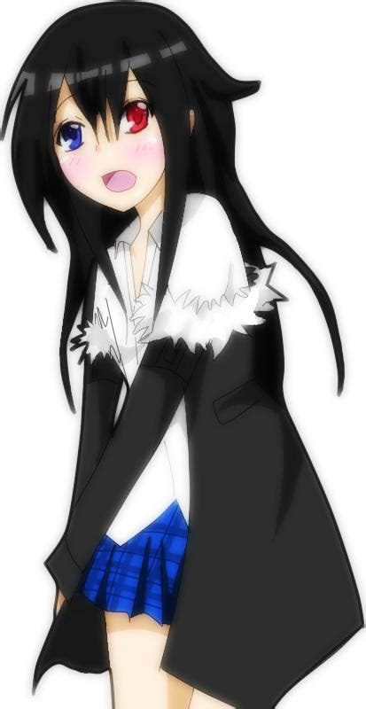 Safebooru Bellezza Felutia Black Hair Blue Eyes Heterochromia Jacket