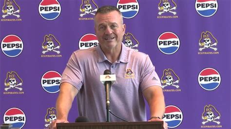 Ecu Head Coach Mike Houstons Weekly Press Conference Oct 31 2023 Youtube