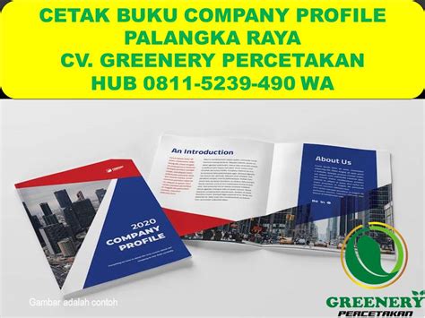 Exlusive Cetak Buku Company Profile Di Palangkaraya Call 0811 5239 490 Wa