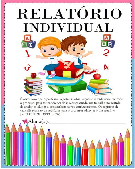 Capa Para Relatorio Escolar