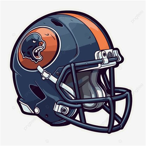 Chicago Bears Helmet Style Clipart Vector Nfl Helmet Nfl Helmet