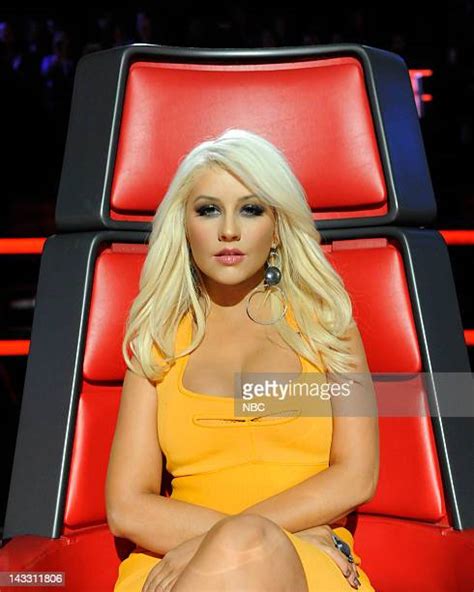 Christina Aguilera The Voice Photos And Premium High Res Pictures