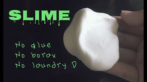 How to make slime with borax. How to make slime - NO glue, borax, & laundry detergent - YouTube