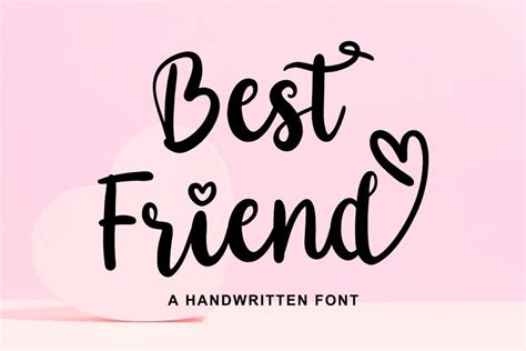 Best Friend Handwritten Font