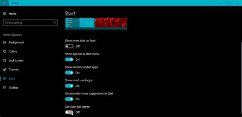 Windows 10 Tip How To Make Start Full Screen Windows Experience