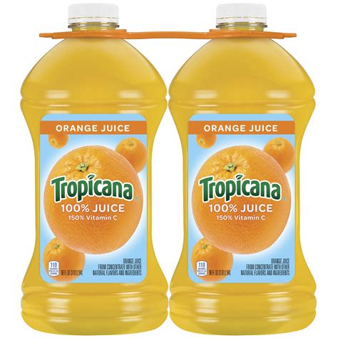 Tropicana 100 Orange Juice 2 Pk96 Fl Oz Bjs Wholesale Club