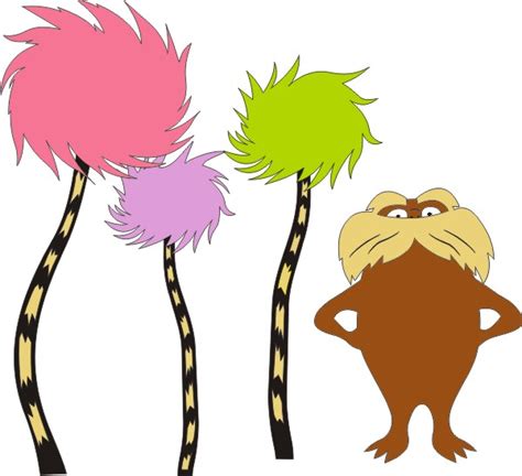 Lorax Trees Clipart