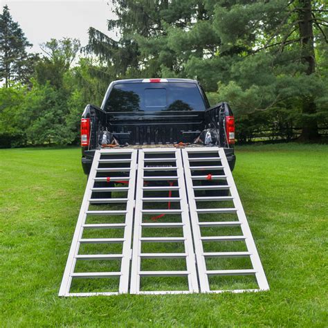 This page is about dirt bike jump ramps,contains watch: Tri-Panel Aluminum Full-Width Dirt Bike Ramp | EmpireCovers